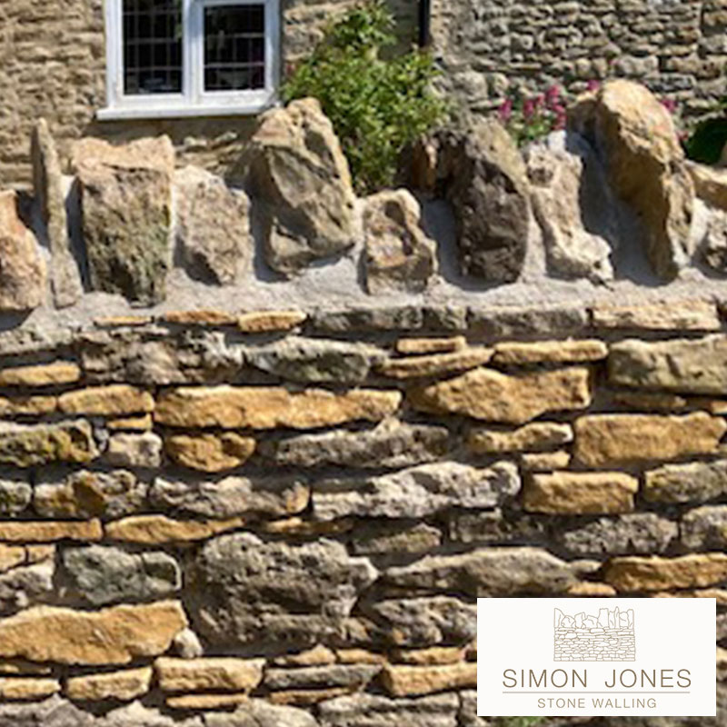 Simon Jones Stone Walling- dry stone Hamstone Dorset