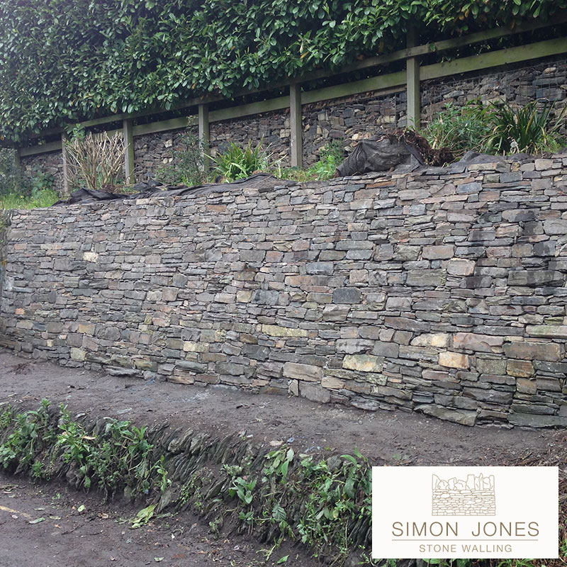 Simon Jones Stone Walling - Slate Stone Dorset